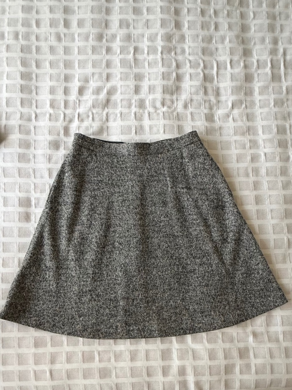 Grey Flowy Skirt, fully lined with Pockets